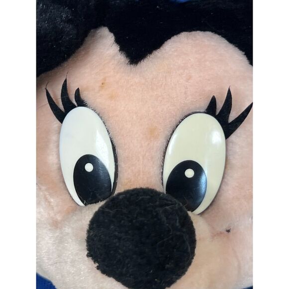 Vintage Minnie Mouse Cheerleader‎ Plush Blue Yellow Walt Disney World - Picture 5 of 5